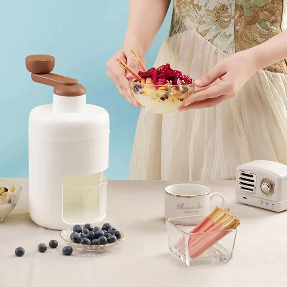 Ice Crusher Machine For Home Manual Ice Shaver Crushed Ice Maker Shaver - Oshi.pk - Buy & Sell Online