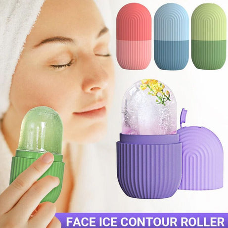 Ice Roller for Face, Ice Roller for Face Massager, Face Ice Roller to Enhance Skin Glow, Shrink & Tighten Pores, Reusable Facial Ice Roller - Oshi.pk - Buy & Sell Online