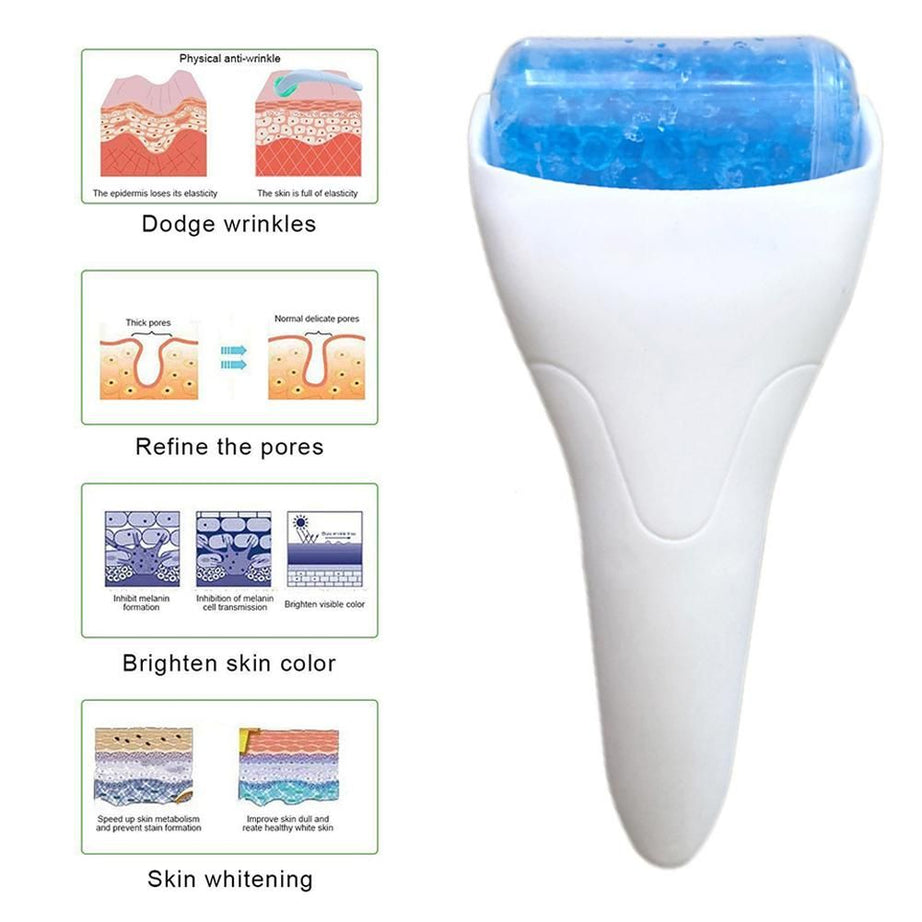 Ice Roller Massager Handheld Anti-wrinkles Face Skin Smooth Body Cool Massage Device - Oshi.pk - Buy & Sell Online