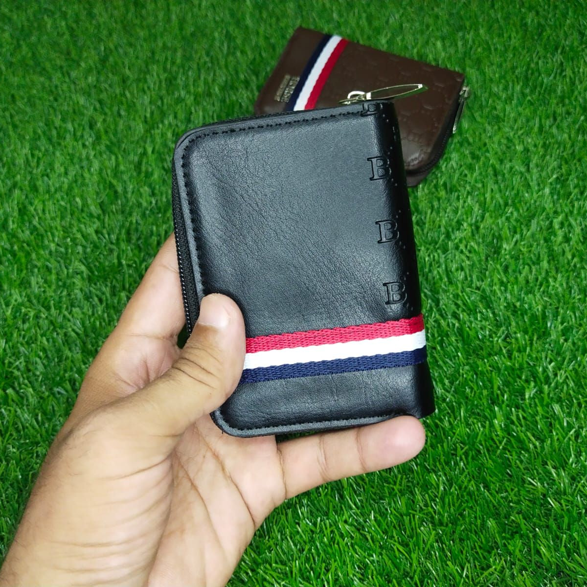 IMPERIAL HORSE FULL ZIPPER LEATHER CARD HOLDER WALLET FOR MEN'S - Oshi.pk - Buy & Sell Online