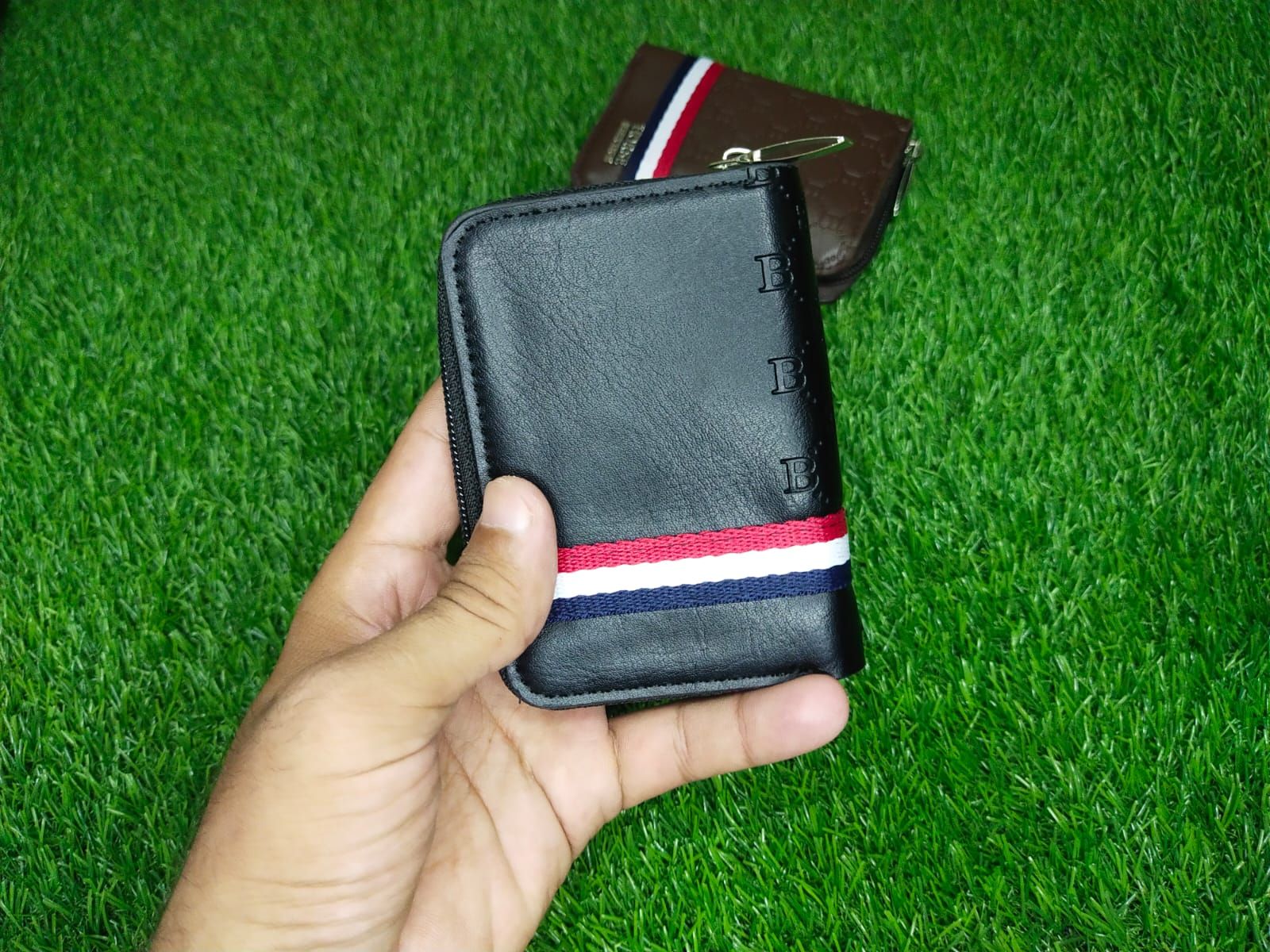 IMPERIAL HORSE FULL ZIPPER LEATHER CARD HOLDER WALLET FOR MEN'S - Oshi.pk - Buy & Sell Online