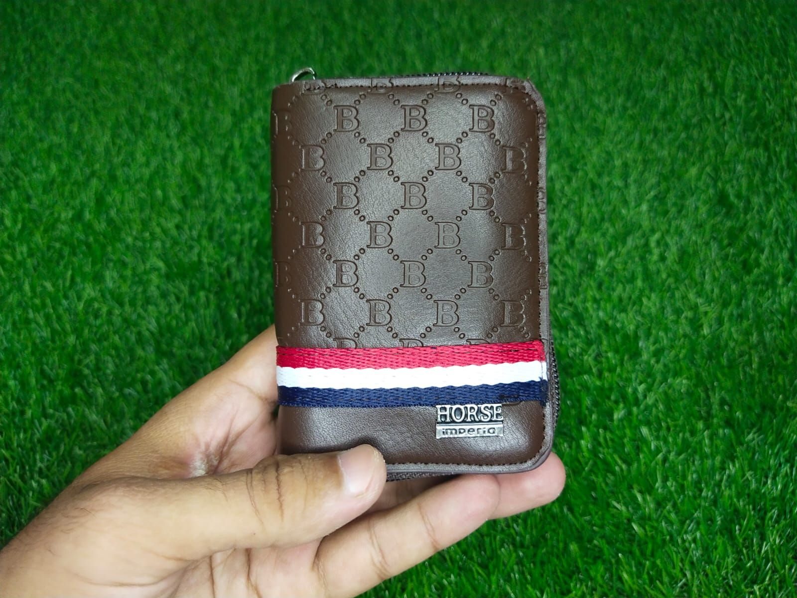 IMPERIAL HORSE FULL ZIPPER LEATHER CARD HOLDER WALLET FOR MEN'S - Oshi.pk - Buy & Sell Online