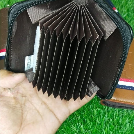 IMPERIAL HORSE FULL ZIPPER LEATHER CARD HOLDER WALLET FOR MEN'S - Oshi.pk - Buy & Sell Online