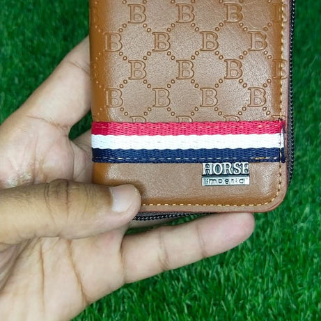 IMPERIAL HORSE FULL ZIPPER LEATHER CARD HOLDER WALLET FOR MEN'S - Oshi.pk - Buy & Sell Online