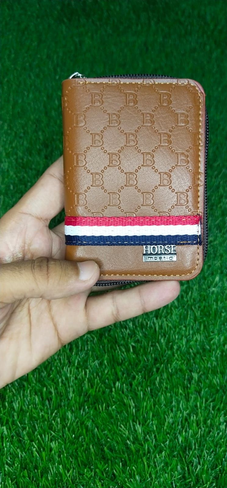 IMPERIAL HORSE FULL ZIPPER LEATHER CARD HOLDER WALLET FOR MEN'S - Oshi.pk - Buy & Sell Online