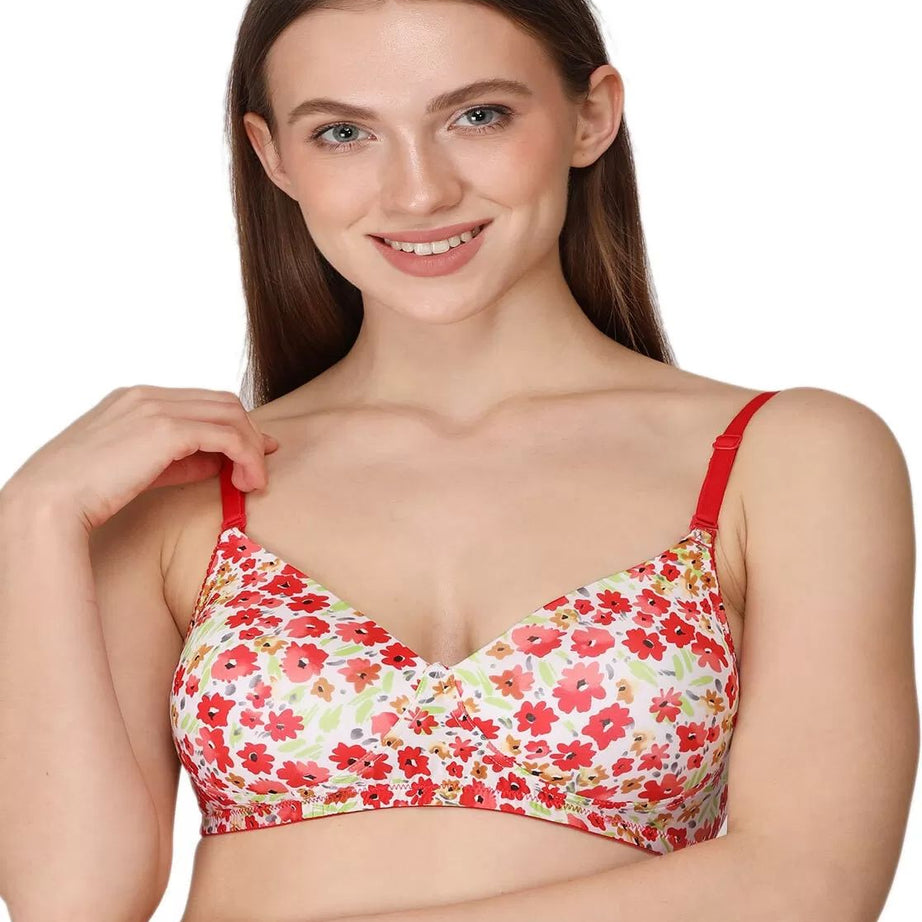 Pack Of 3 - Imported Best Quality Printed Non Padded Bras For Women/Girls - Oshi.pk - Buy & Sell Online