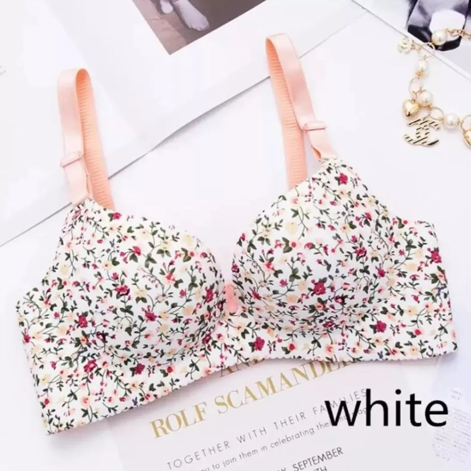 Imported Best Quality Flower Print Bras for Women/Girls