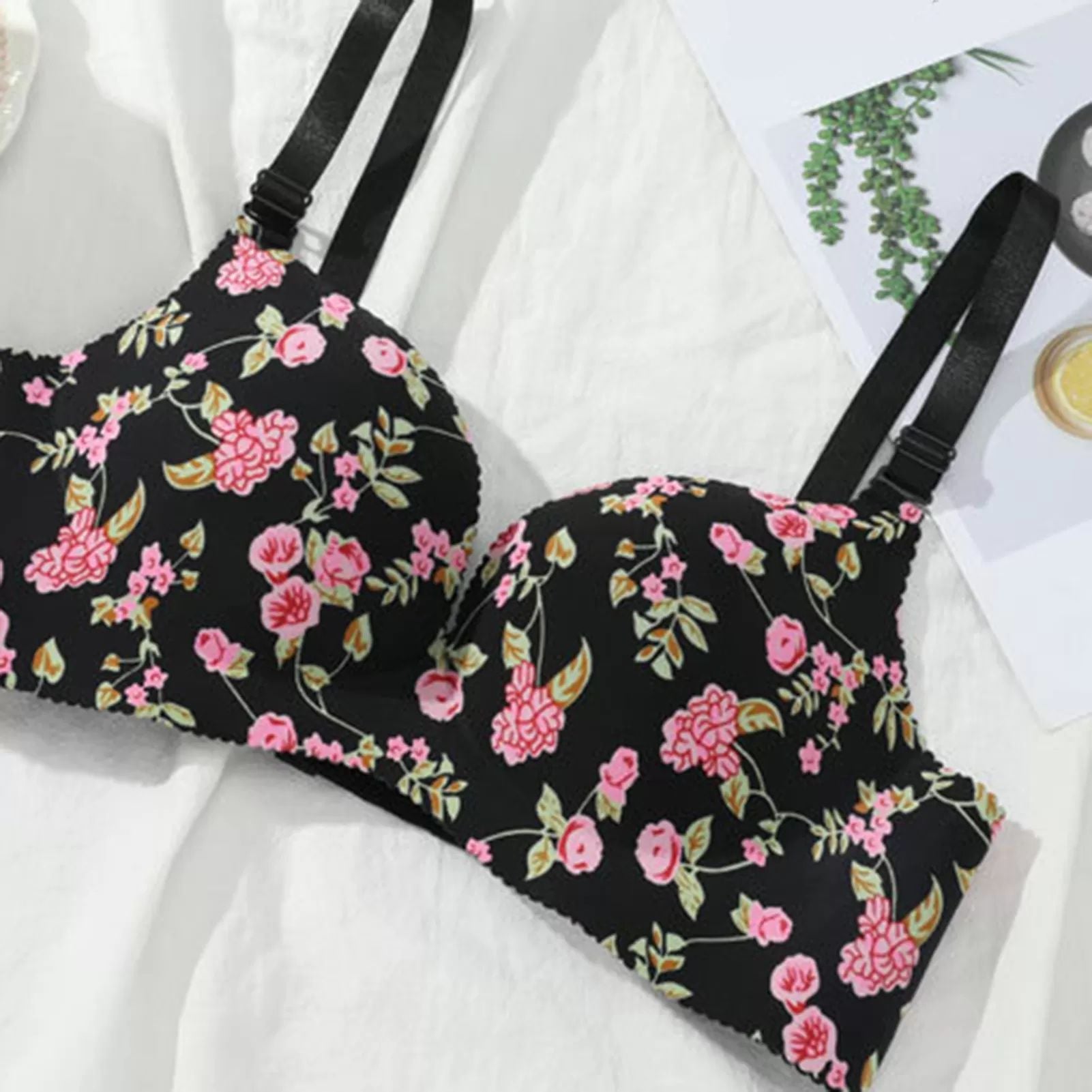 Imported Best Quality Flower Print Bras For Women/Girls - Oshi.pk - Buy & Sell Online