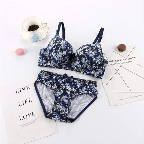 Imported Best Quality Push-up Printed Bras & Panty Set for Women/Girls - Oshi.pk - Buy & Sell Online