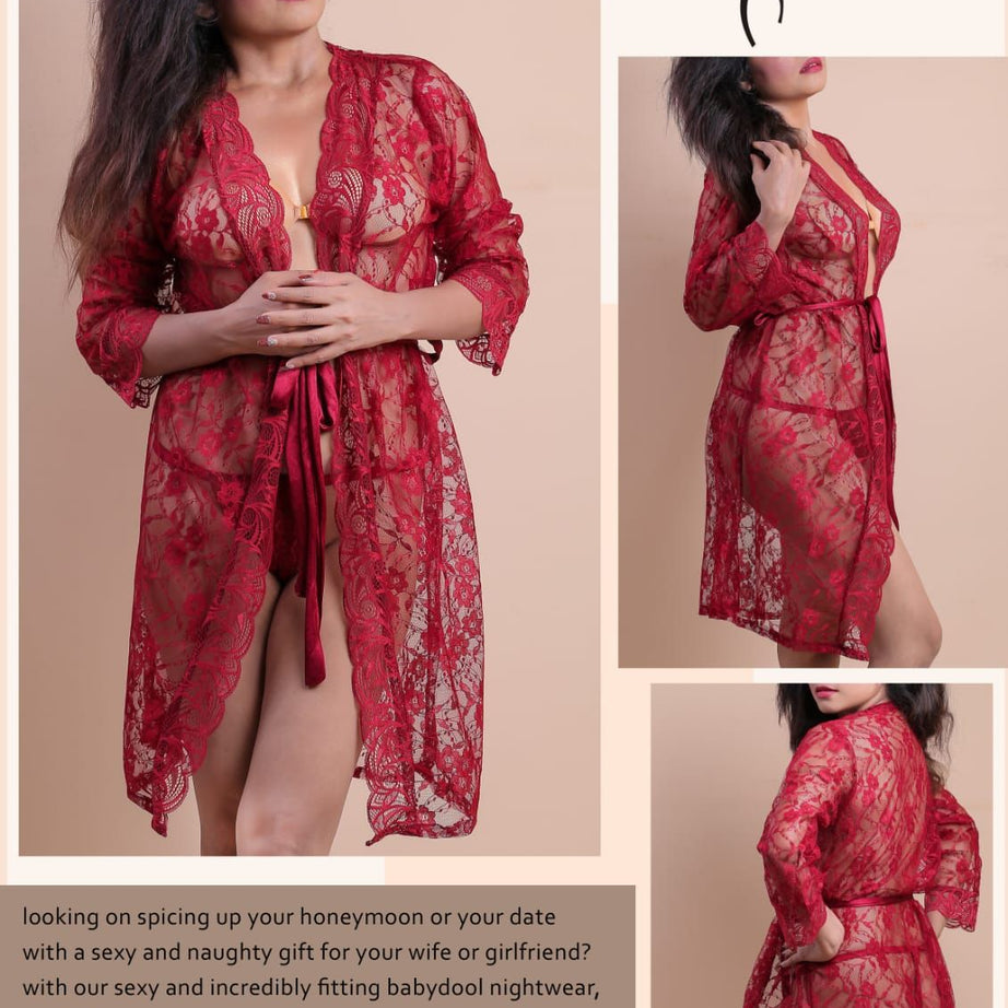2 PCS Nighty net gown & Painty - Oshi.pk - Buy & Sell Online