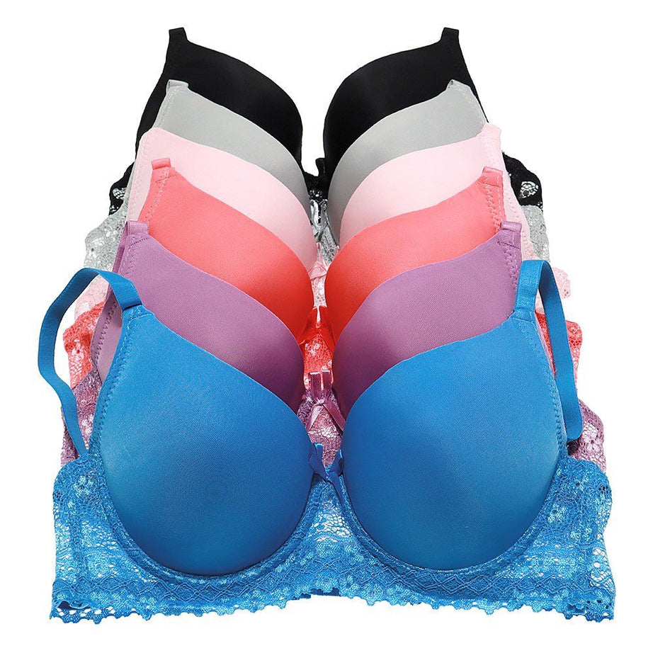 Imported Lace Underwire Padded Demi Bra for Women/Girls - Oshi.pk - Buy & Sell Online