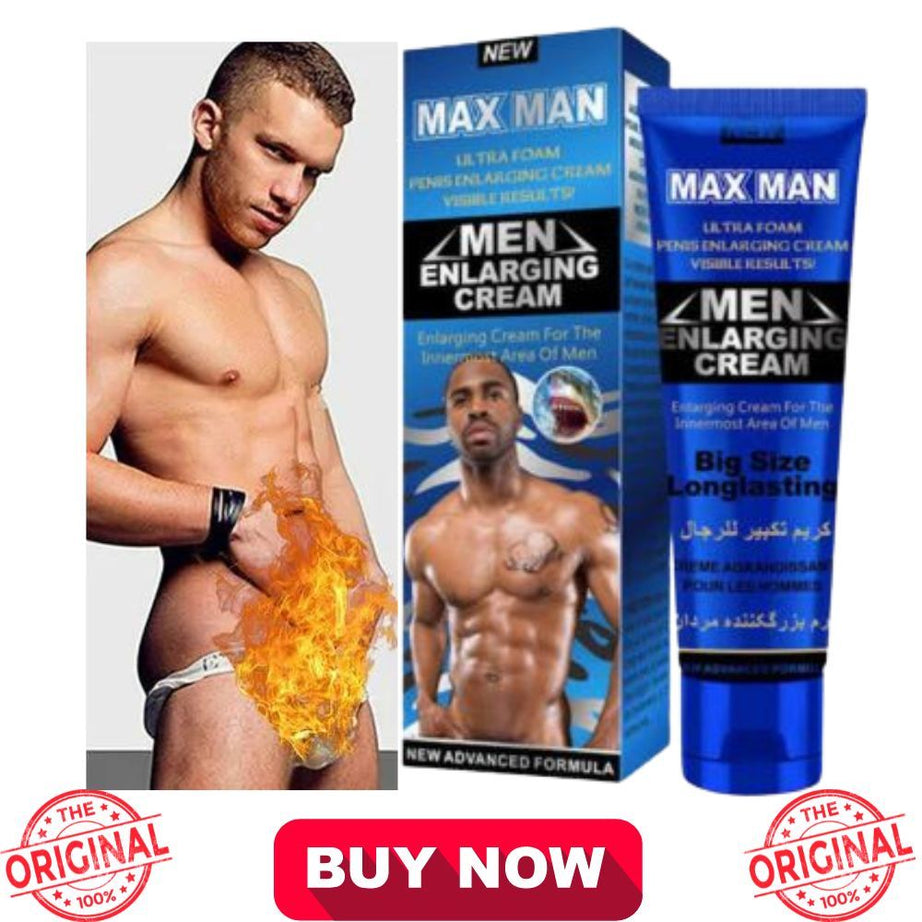 Imported MMC Maxman African Penis Enlargement Delay Cream for Men - Blue - Oshi.pk - Buy & Sell Online