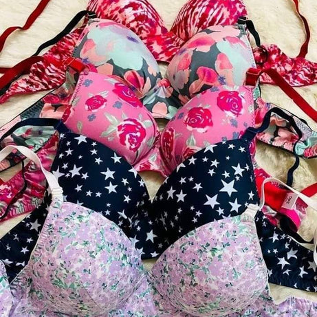 Imported Padded Flower Print Bra for Women & Girls - Oshi.pk - Buy & Sell Online