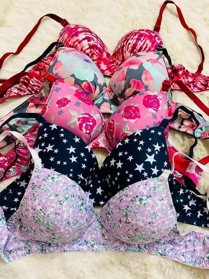 Imported Padded Flower Print Bra for Women & Girls - Oshi.pk - Buy & Sell Online