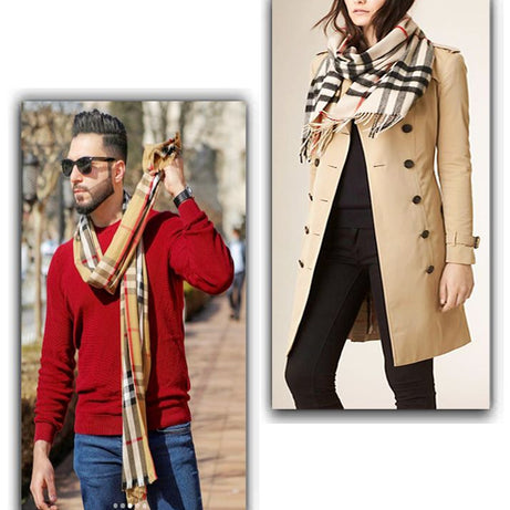 Imported Printed Woolen Muffler/Scarf for Men & Women - Oshi.pk - Buy & Sell Online