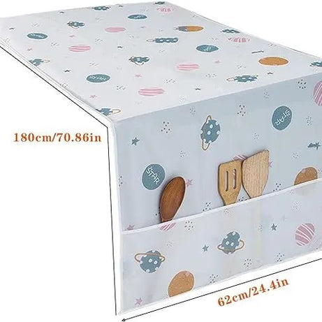 imported Refrigerator Cover Top Dust proof Windscreen Covers for Top Decorative Fridge Cover for Washing Machines Dryers for Friends Neighbors Random - Oshi.pk - Buy & Sell Online