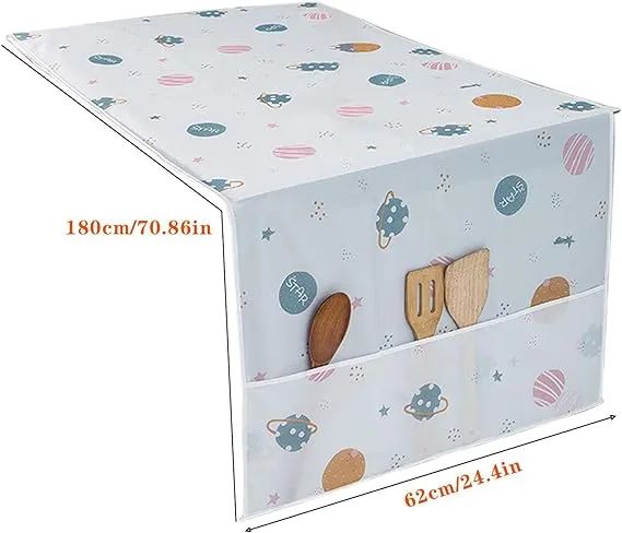 imported Refrigerator Cover Top Dust proof Windscreen Covers for Top Decorative Fridge Cover for Washing Machines Dryers for Friends Neighbors Random - Oshi.pk - Buy & Sell Online