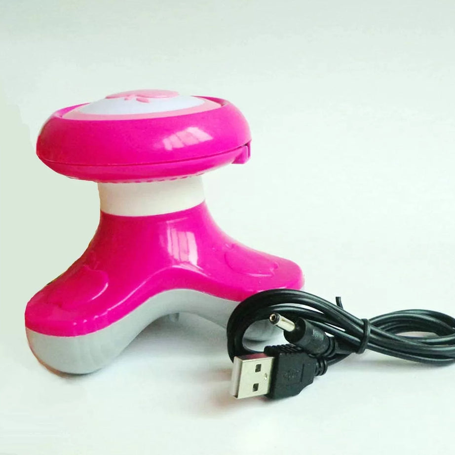 Imported_Apple_ Portable Handled Triangle Vibration Electric Massager Use USB Cable or 3pcs AAA Batteries ( Come with USB Cable) Massager for Body Rel - Oshi.pk - Buy & Sell Online