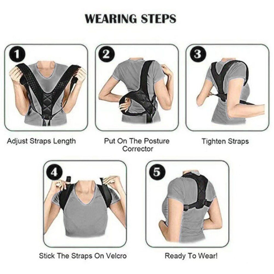Back Posture Corrector Belt | Prevent Hunchback | Improve Posture - Oshi.pk - Buy & Sell Online