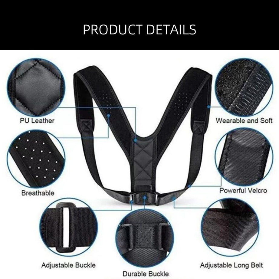Back Posture Corrector Belt | Prevent Hunchback | Improve Posture - Oshi.pk - Buy & Sell Online