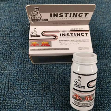 Instinct Male Sexual Enjoyment 10 Tablets Jar Made In Taiwan