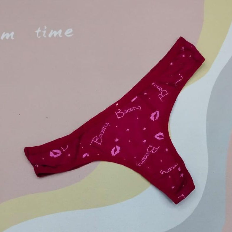 Pack of 3 Printed Seamless Cotton Thong Panties - Oshi.pk - Buy & Sell Online