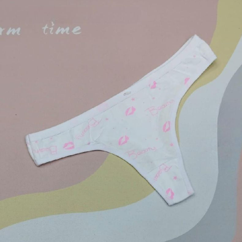 Pack of 3 Printed Seamless Cotton Thong Panties - Oshi.pk - Buy & Sell Online