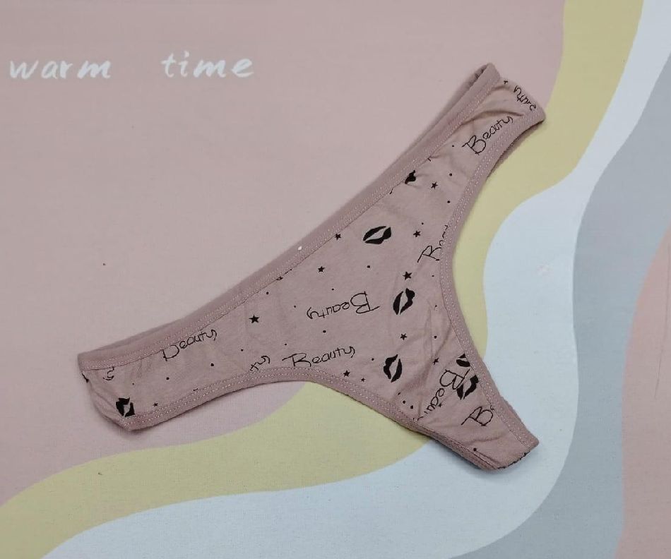 Pack of 3 Printed Seamless Cotton Thong Panties - Oshi.pk - Buy & Sell Online
