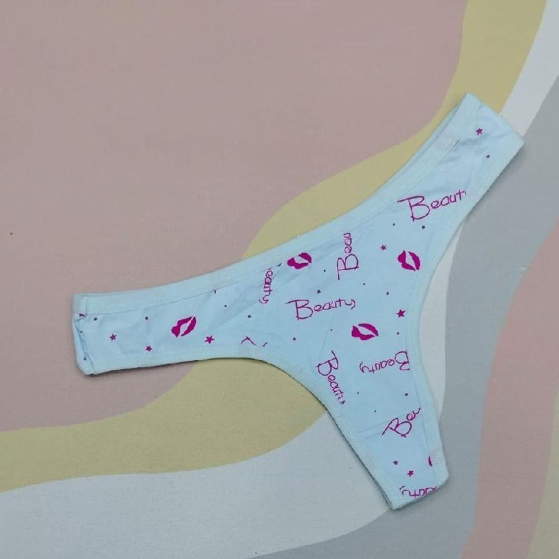 Pack of 3 Printed Seamless Cotton Thong Panties - Oshi.pk - Buy & Sell Online