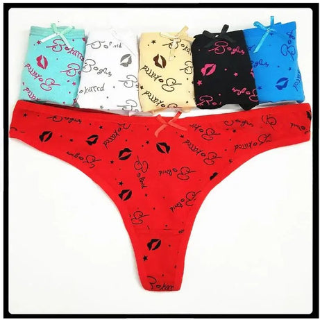 Pack of 3 Printed Seamless Cotton Thong Panties - Oshi.pk - Buy & Sell Online