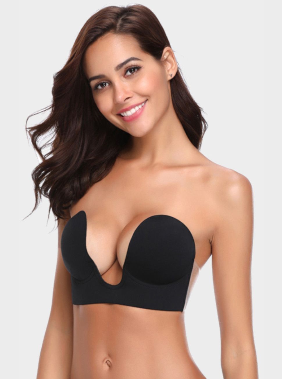 Invisible silicone bra