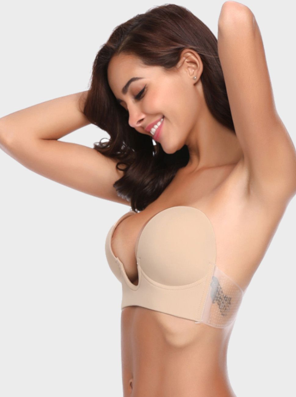 Invisible silicone bra