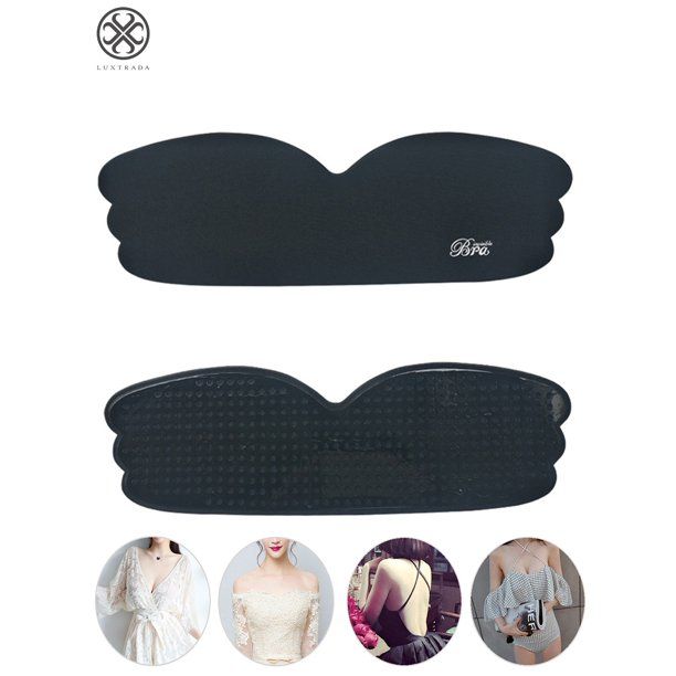 Invisible Silicone Bra Strapless Self-Adhesive Lift Up Nipple Cover Chest Paste - Oshi.pk - Buy & Sell Online