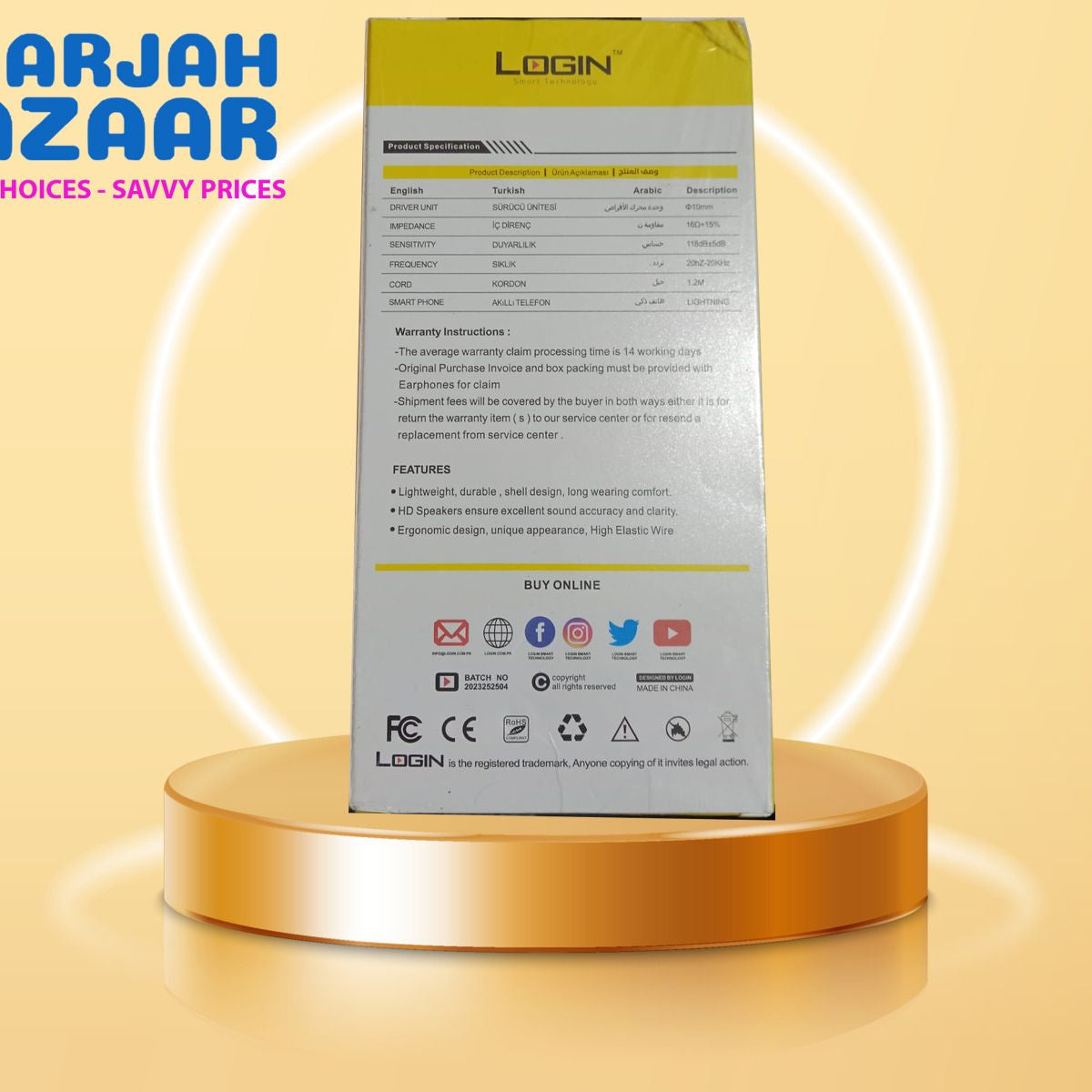 iPhone Top Quality Earphone LT-H9 - Oshi.pk - Buy & Sell Online