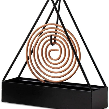 Iron Mosquito Coil Holder Triangular Shape Mosquito Repellent Incense Rack Anti-scald Mosquito Coil Holder