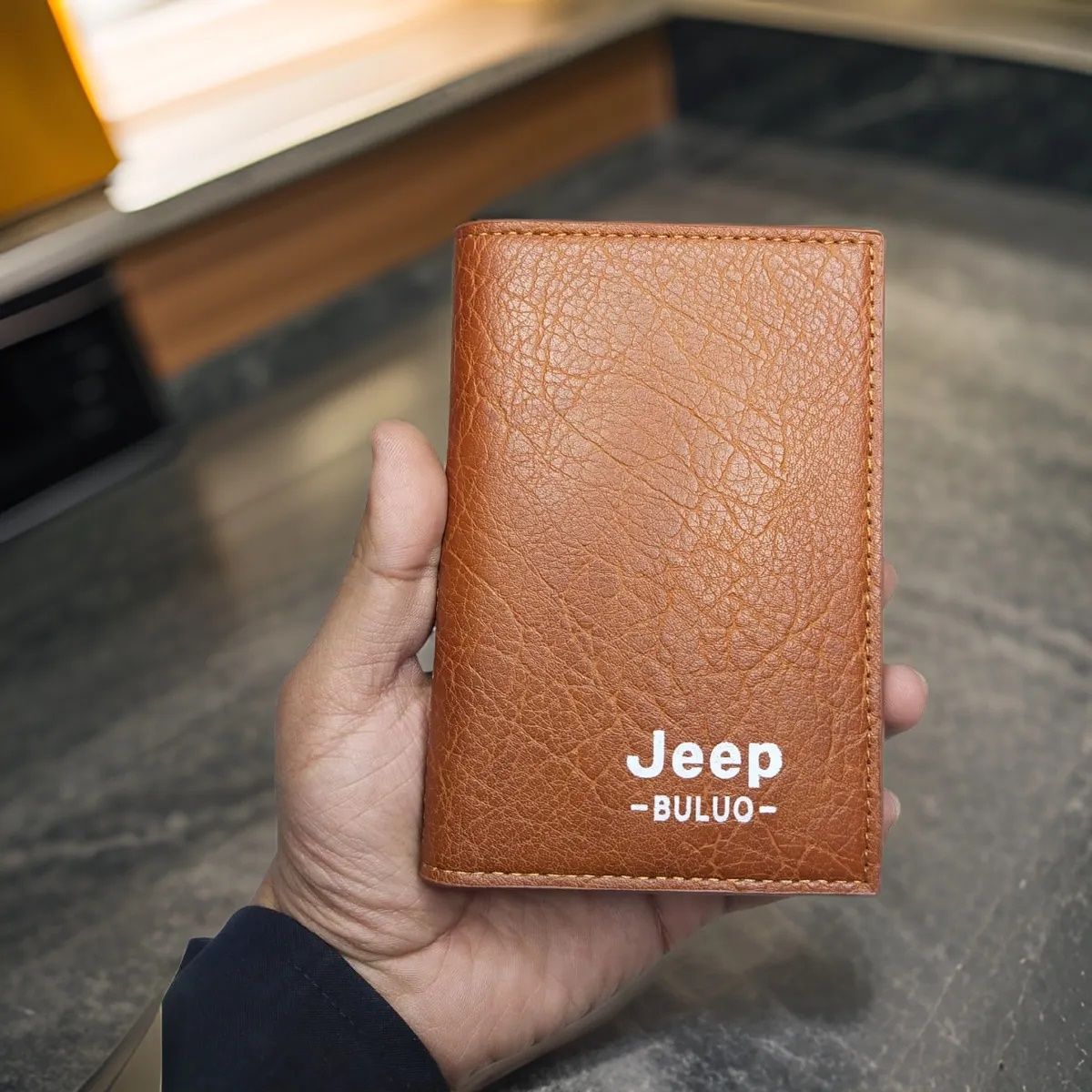 Jeep Buluo Regular Size Men's Casual Artificial Leather Wallet - High Quality (16 Card Slots) - Unique Design BKs - Oshi.pk - Buy & Sell Online