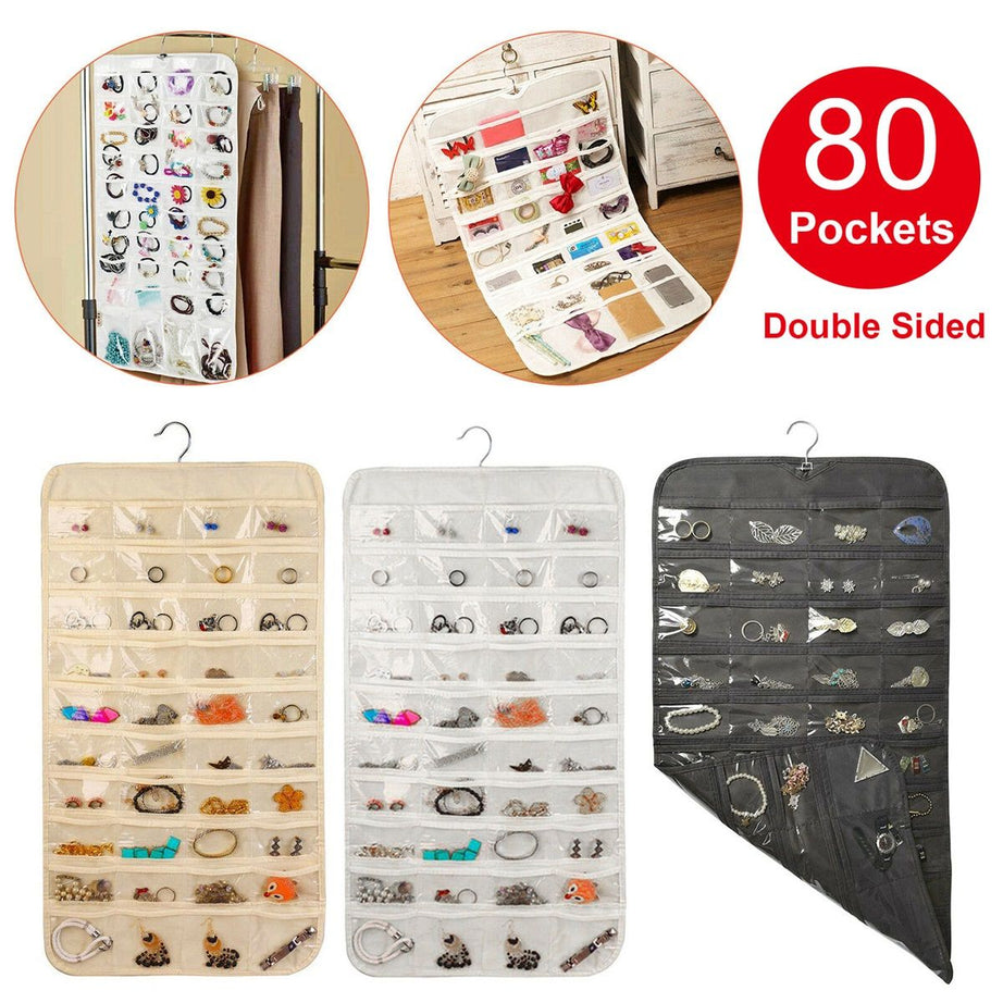 Jewelry Organizer 80 Pocket Double Sided - Oshi.pk - Buy & Sell Online