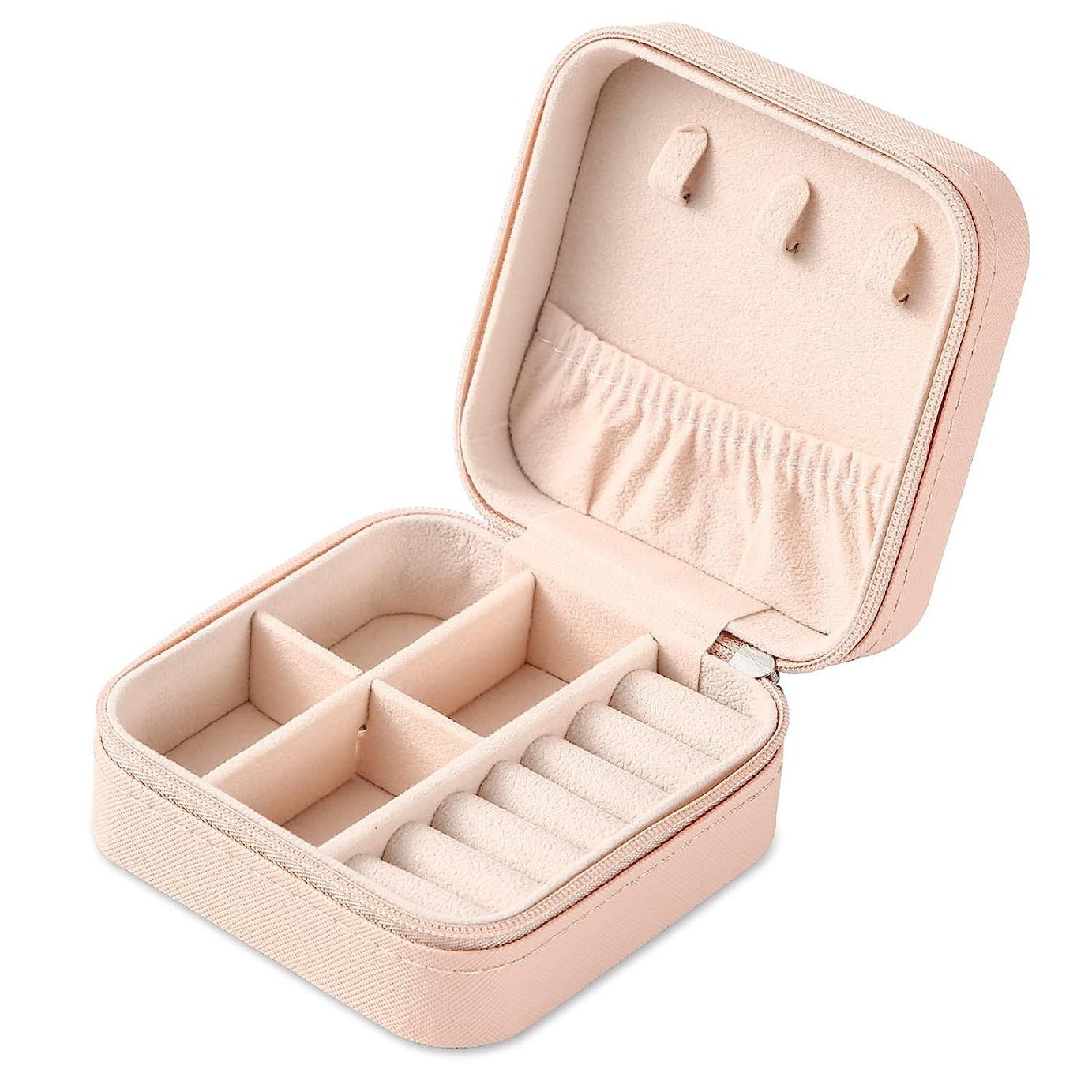 Jewelry Organizer Box for Travelling Leather Box Hair Accessories PU Leather Small Jewelry Box, Travel Portable Jewelry Case for Ring Pendant Earring - Oshi.pk - Buy & Sell Online