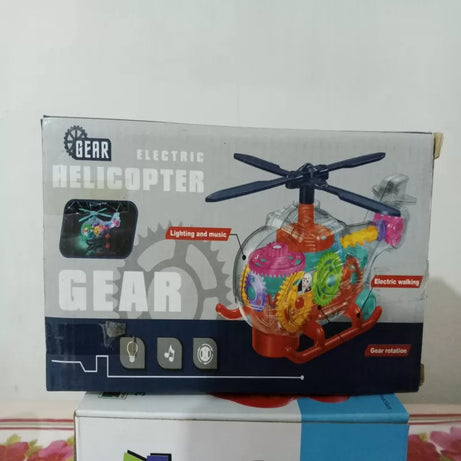 JIAERLE Toys - Transparent Gear Electric Helicopter - Battery Operated - Oshi.pk - Buy & Sell Online