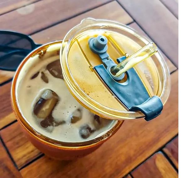 Juice Cup With Straw Glass Material (450ml) - Oshi.pk - Buy & Sell Online