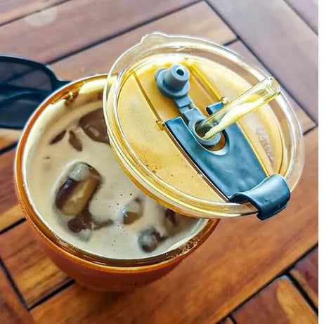 Juice Cup With Straw Glass Material (450ml) - Oshi.pk - Buy & Sell Online