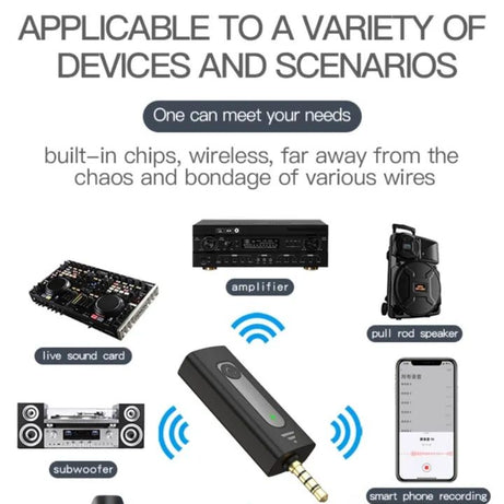 K35 Wireless MicroPhone 3.5MM JACK K35 Lavalier True Wireless Single Microphone - Oshi.pk - Buy & Sell Online