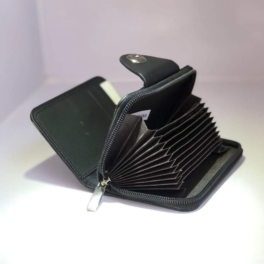 KaiHua Style Men's PU Leather Bifold ID Card Holder Bifold Zipper Purse Men Wallet - Oshi.pk - Buy & Sell Online