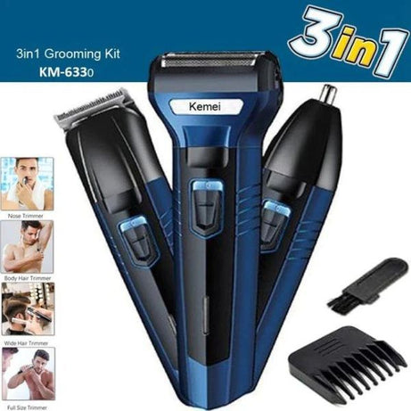 Kemei 3 in 1 Rechargeable and Cordless Electric Shaver - Oshi.pk - Buy & Sell Online