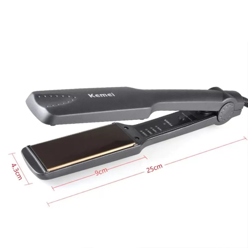 Kemei Hair Straightener Hair Straightener Four-Grade Temperature Control Straightening Stick KM-329 - Oshi.pk - Buy & Sell Online