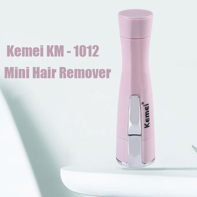 Kemei KM-1012 Mini Lady Epilator Electric Shaver Women Hair Remover Portable Depilatory Female Razor Shaver Travel Essentials - Oshi.pk - Buy & Sell Online