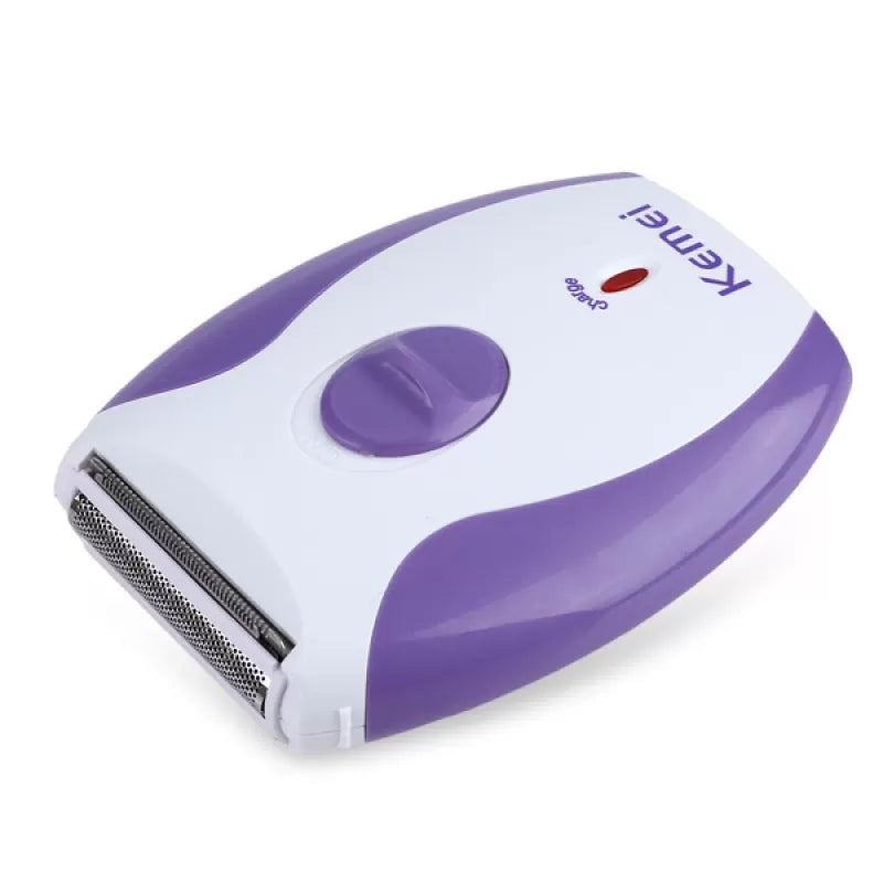 Kemei KM-280R Electric Hair Remover Shaver Mini Rechargeable Twin Blades Body Face Bikini Underarm Shaving Razor for Women - Oshi.pk - Buy & Sell Online