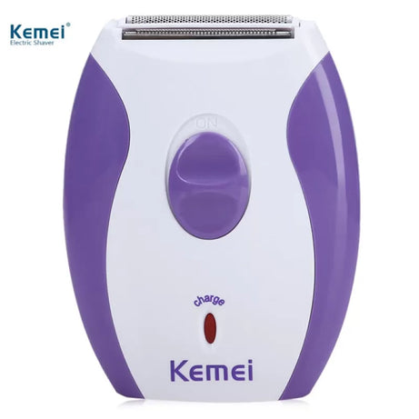Kemei KM-280R Electric Hair Remover Shaver Mini Rechargeable Twin Blades Body Face Bikini Underarm Shaving Razor for Women - Oshi.pk - Buy & Sell Online