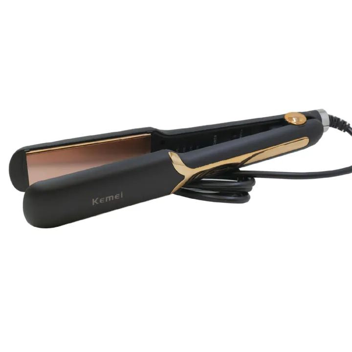 KEMEI KM-458 Professional Electric Hair Straightener Iron Styler New Electronic Hairstyling Tool Best Beauty Set Rod For Women Portable Ceramic Fast - Oshi.pk - Buy & Sell Online
