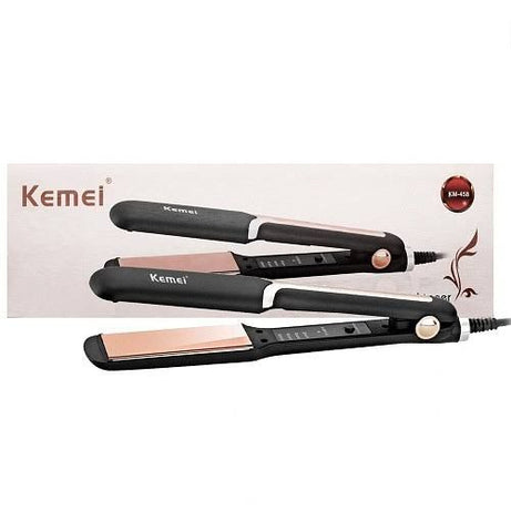 KEMEI KM-458 Professional Electric Hair Straightener Iron Styler New Electronic Hairstyling Tool Best Beauty Set Rod For Women Portable Ceramic Fast - Oshi.pk - Buy & Sell Online